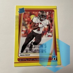 2021 Donruss Rated Rookie Yellow Press Proof #288 Jaelon Darden Buccaneers